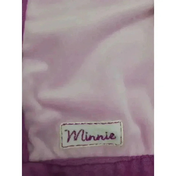Disney Minnie Mouse Lovey Cuddle Snuggle Blanket with Plush Head 12"x12" - Picture 2 of 8
